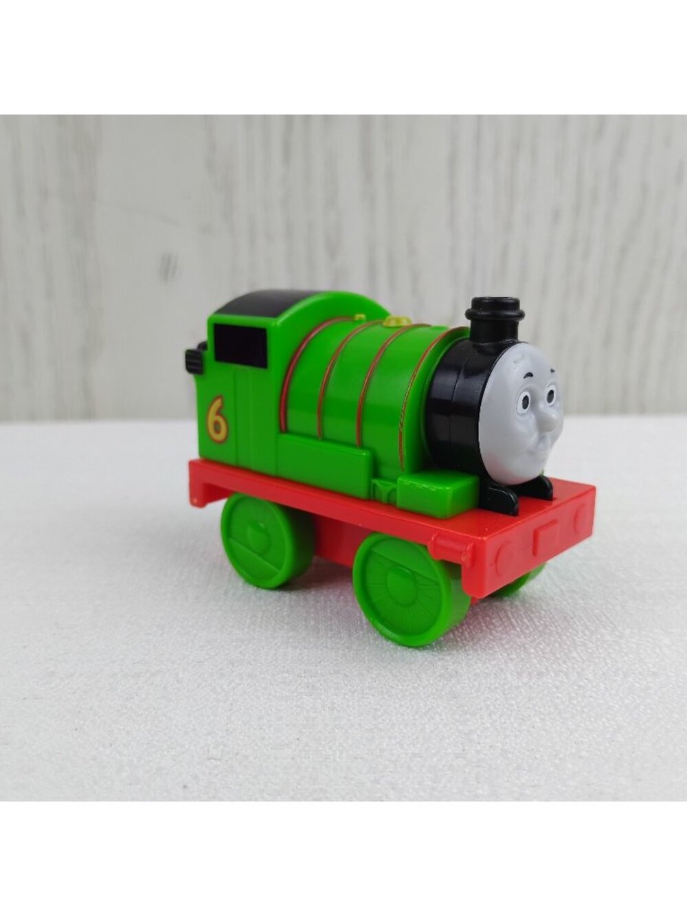 Thomas the Train Gullane Mattel Percy 2012 Limited Green red 6 plastic toy train